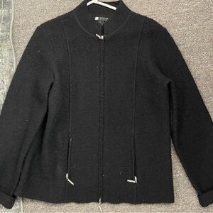 Carole Little 100% Wool Coat, Size Small